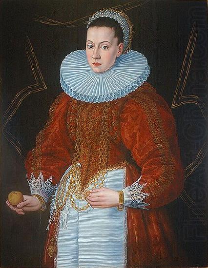 Portrait of a Gdaesk female patrician, Anton Moller